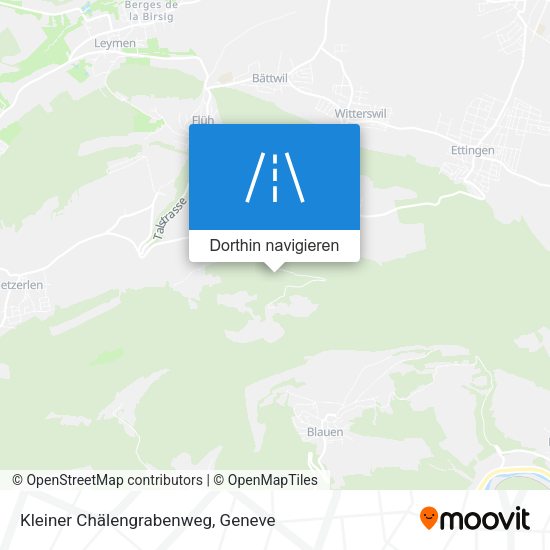 Kleiner Chälengrabenweg Karte