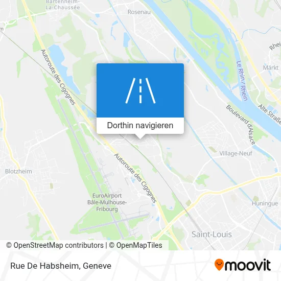 Rue De Habsheim Karte