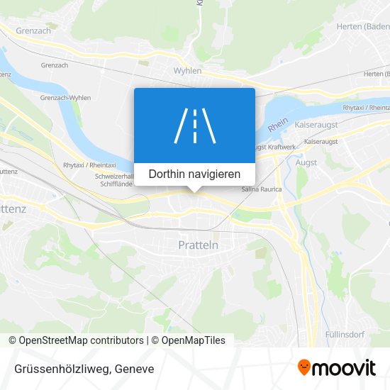 Grüssenhölzliweg Karte