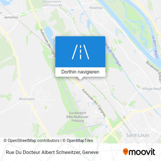 Rue Du Docteur Albert Schweitzer Karte