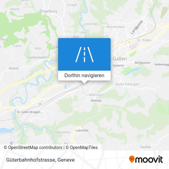 Güterbahnhofstrasse Karte