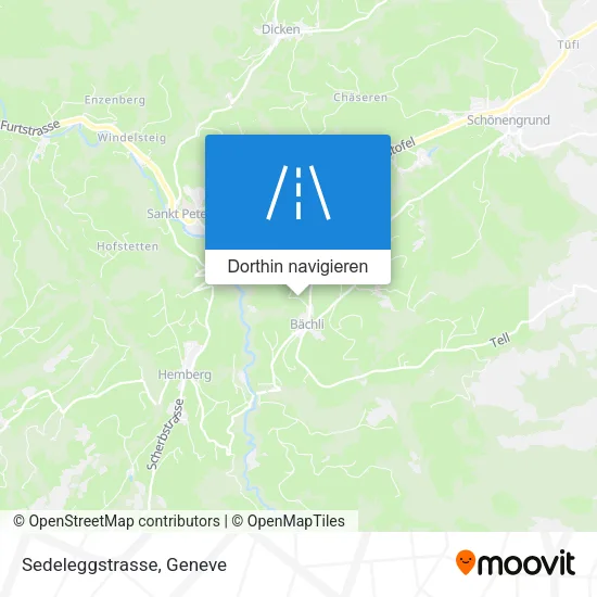 Sedeleggstrasse Karte