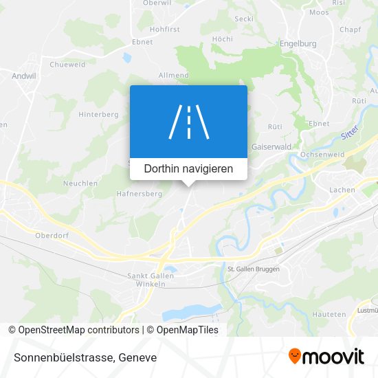 Sonnenbüelstrasse Karte