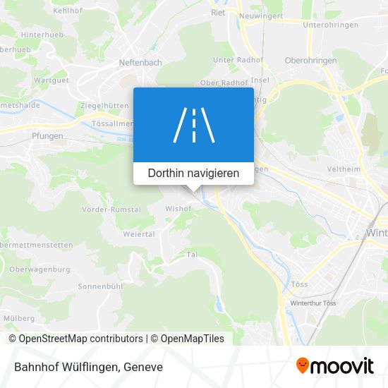 Bahnhof Wülflingen Karte