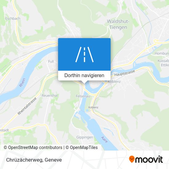 Chrüzächerweg Karte