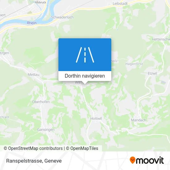 Ranspelstrasse Karte