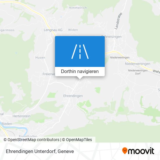 Ehrendingen Unterdorf Karte