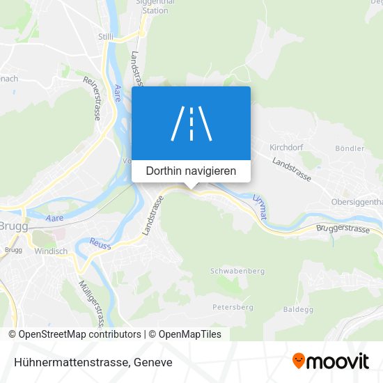 Hühnermattenstrasse Karte