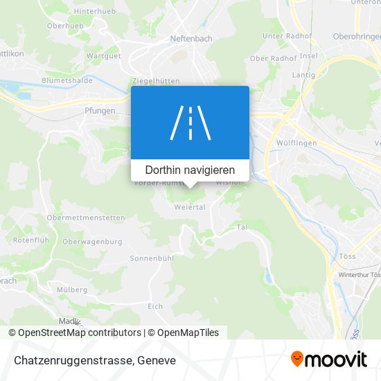 Chatzenruggenstrasse Karte