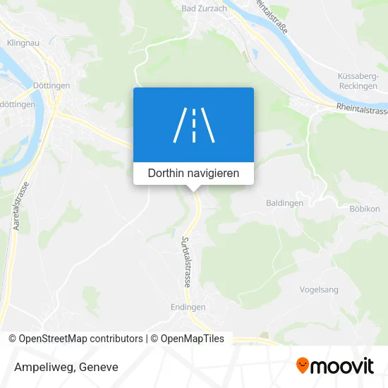 Ampeliweg Karte