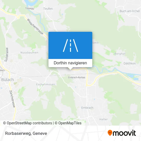 Rorbaserweg Karte