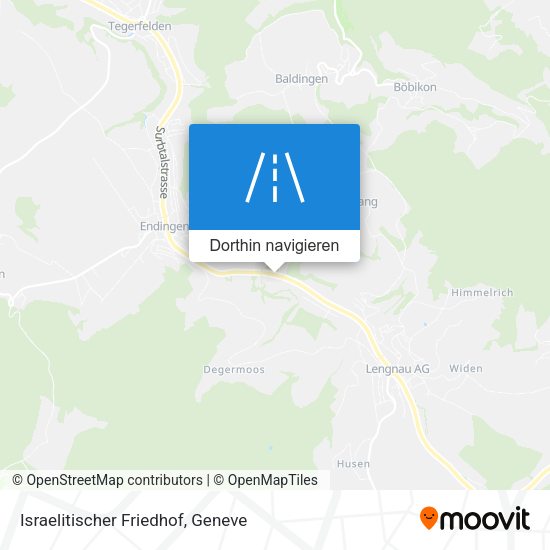 Israelitischer Friedhof Karte