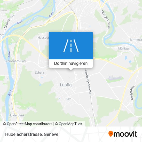 Hübelacherstrasse Karte