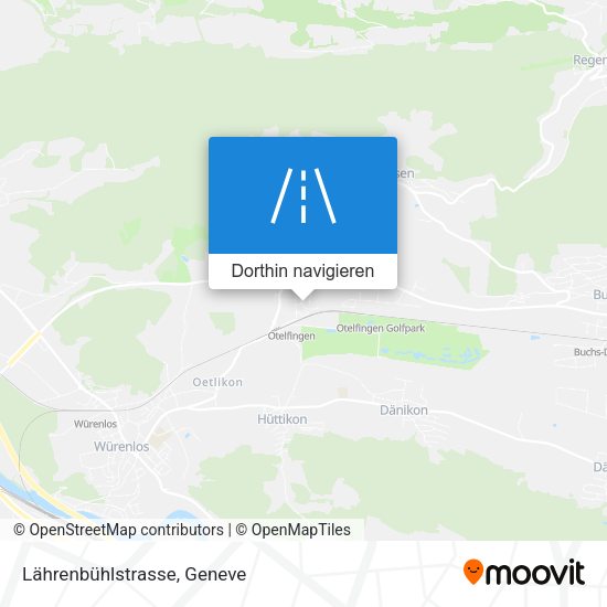 Lährenbühlstrasse Karte