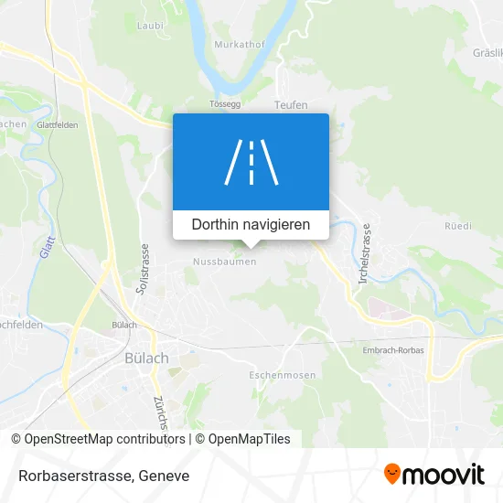 Rorbaserstrasse Karte