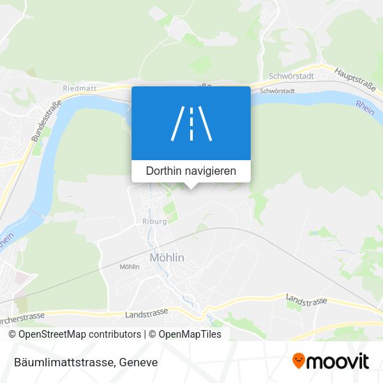 Bäumlimattstrasse Karte