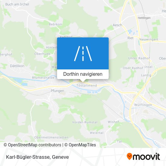 Karl-Bügler-Strasse Karte