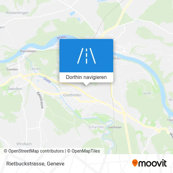 Rietbuckstrasse Karte