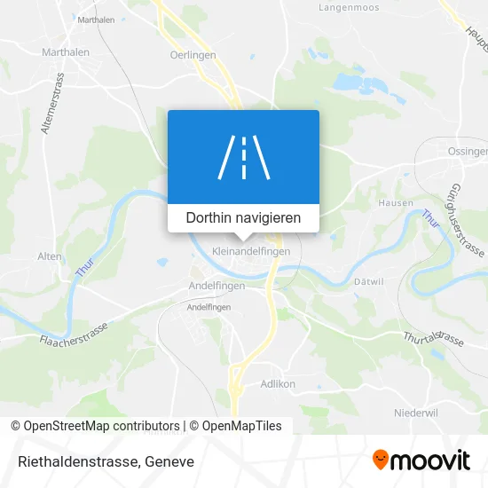 Riethaldenstrasse Karte