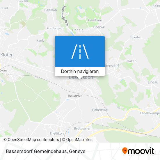 Bassersdorf Gemeindehaus Karte