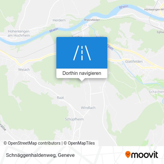 Schnäggenhaldenweg Karte