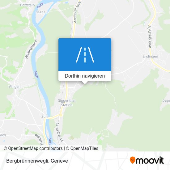 Bergbrünnenwegli Karte