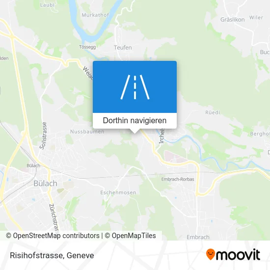 Risihofstrasse Karte