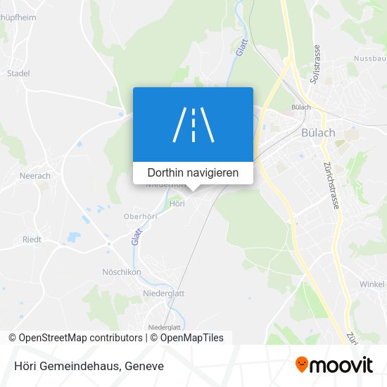Höri Gemeindehaus Karte