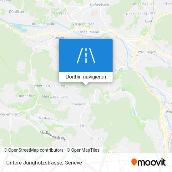 Untere Jungholzstrasse Karte