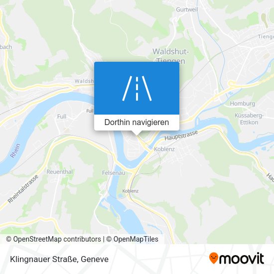 Klingnauer Straße Karte