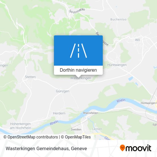 Wasterkingen Gemeindehaus Karte