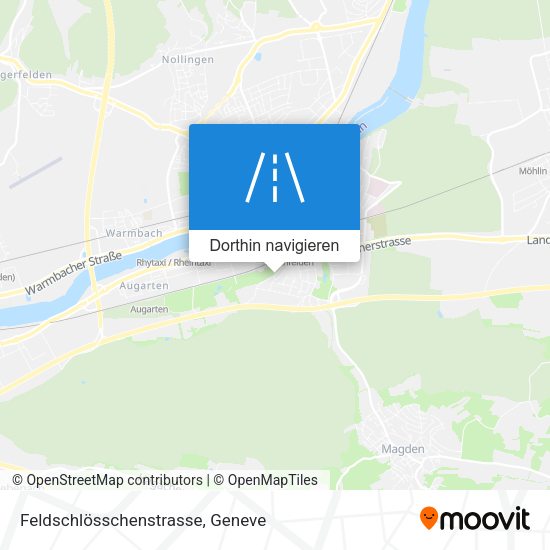 Feldschlösschenstrasse Karte
