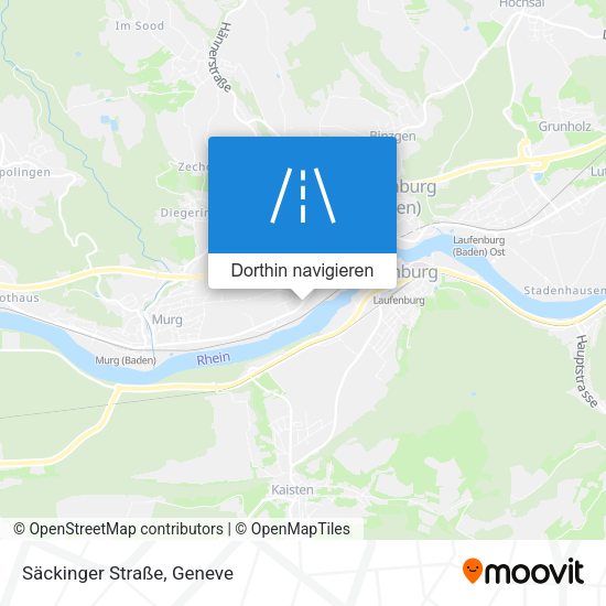 Säckinger Straße Karte