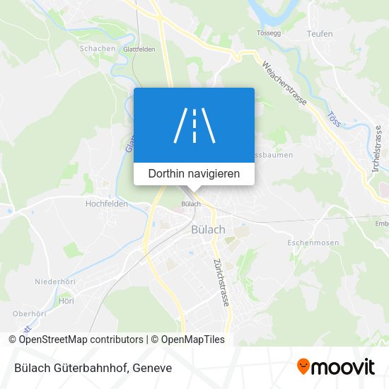 Bülach Güterbahnhof Karte