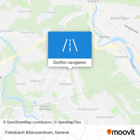 Fislisbach Alterszentrum Karte