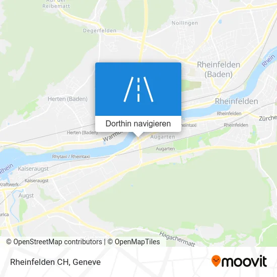Rheinfelden CH Karte