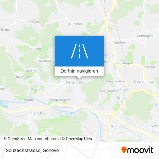 Seuzachstrasse Karte