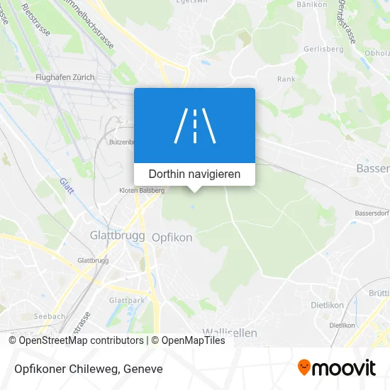 Opfikoner Chileweg Karte