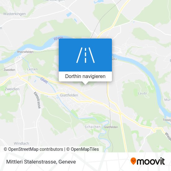 Mittleri Stalenstrasse Karte