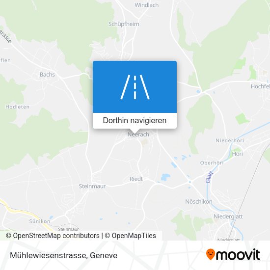 Mühlewiesenstrasse Karte