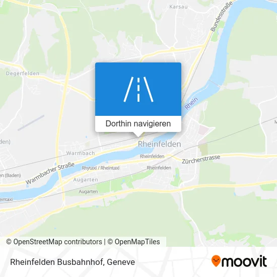 Rheinfelden Busbahnhof Karte