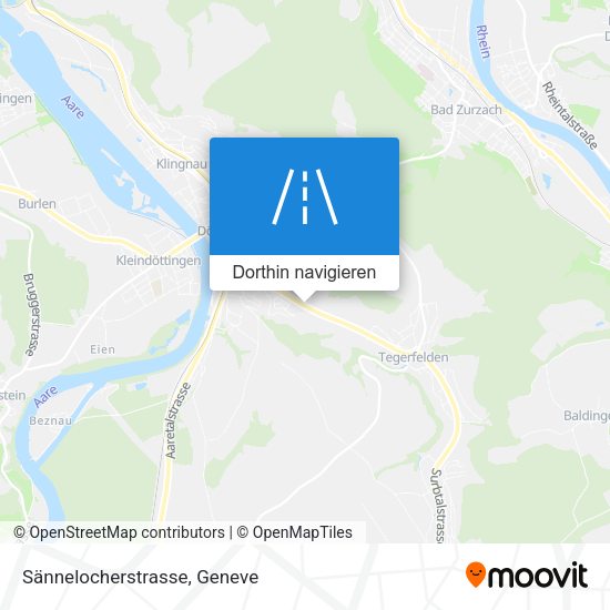 Sännelocherstrasse Karte