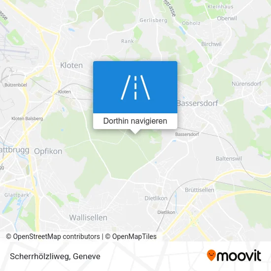 Scherrhölzliweg Karte