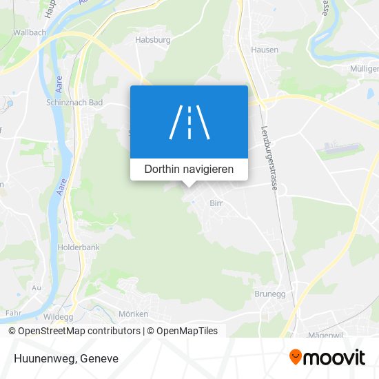 Huunenweg Karte