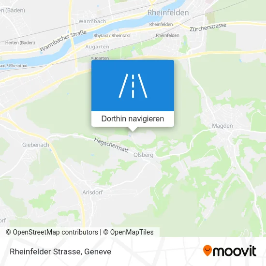 Rheinfelder Strasse Karte