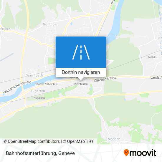 Bahnhofsunterführung Karte