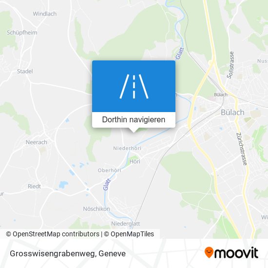 Grosswisengrabenweg Karte