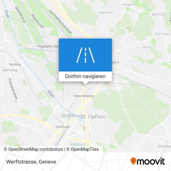 Werftstrasse Karte