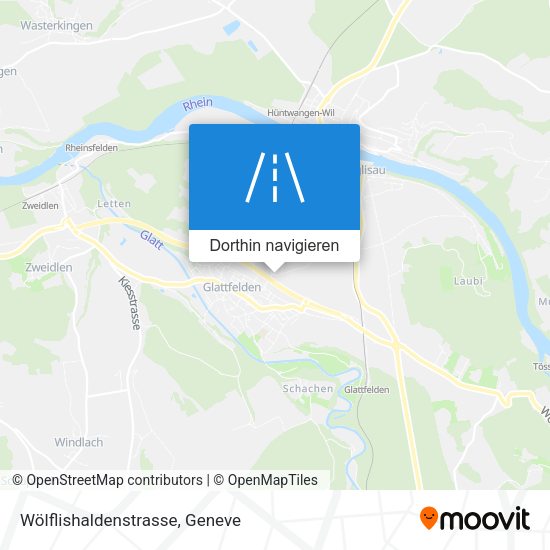 Wölflishaldenstrasse Karte