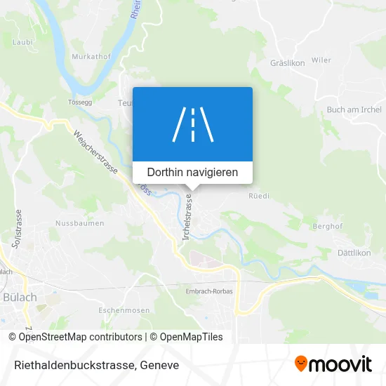 Riethaldenbuckstrasse Karte